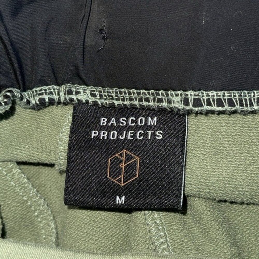 Bascom Projects Olive & Black Drawstring Shorts M… - image 3